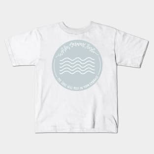 oceans lyrics by hillsong united Kids T-Shirt